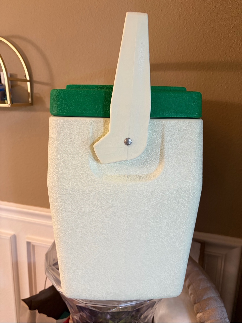 Coleman 1980’s Green and White Lil Oscar 16 Quart Lunch Cooler - Picture 7 of 15